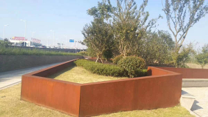 吉利耐候钢挡土墙